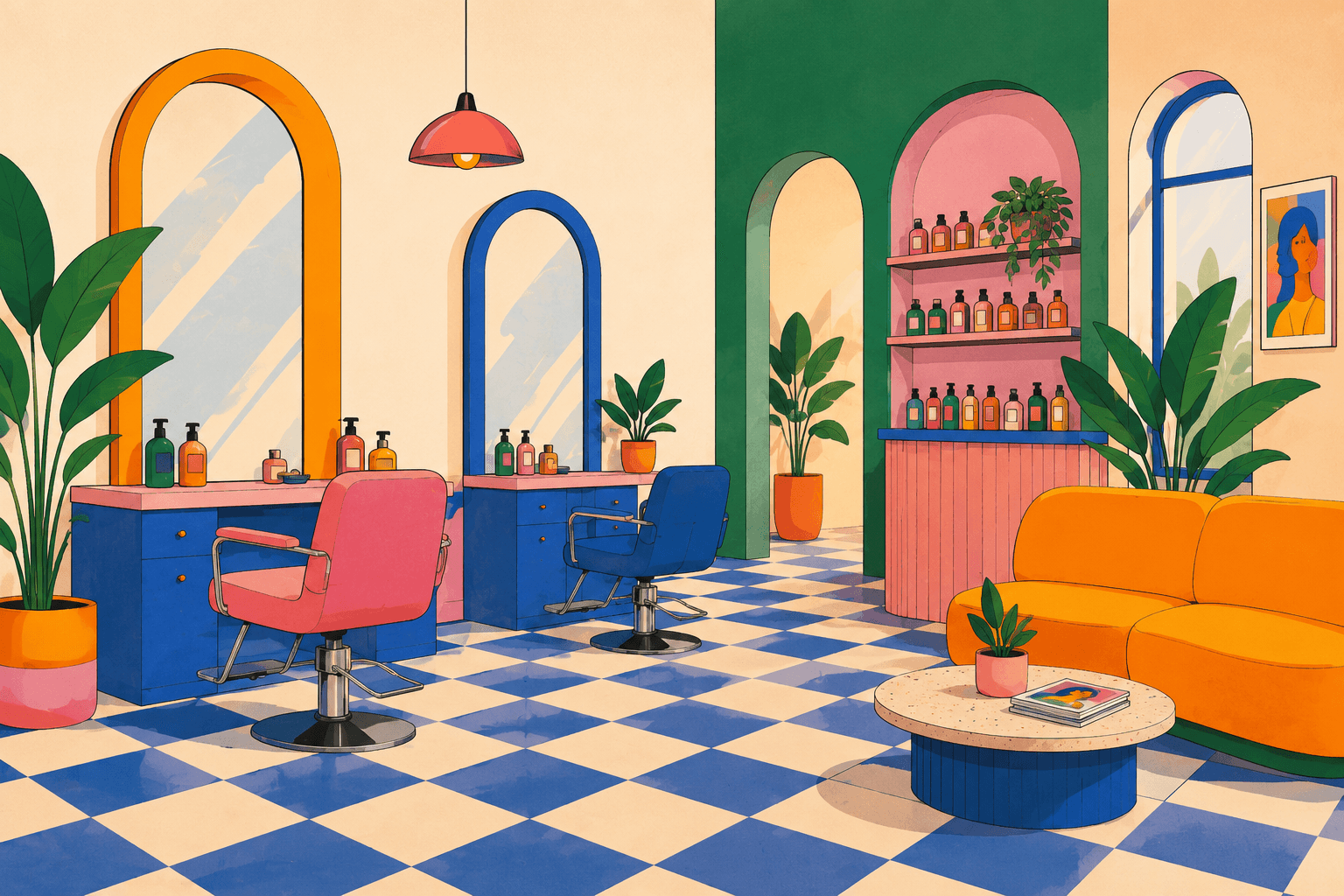 Salon artwork