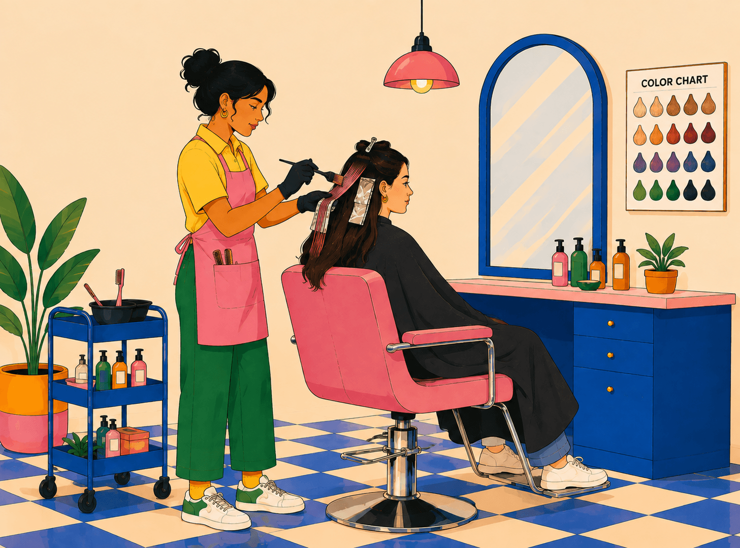 Salon artwork
